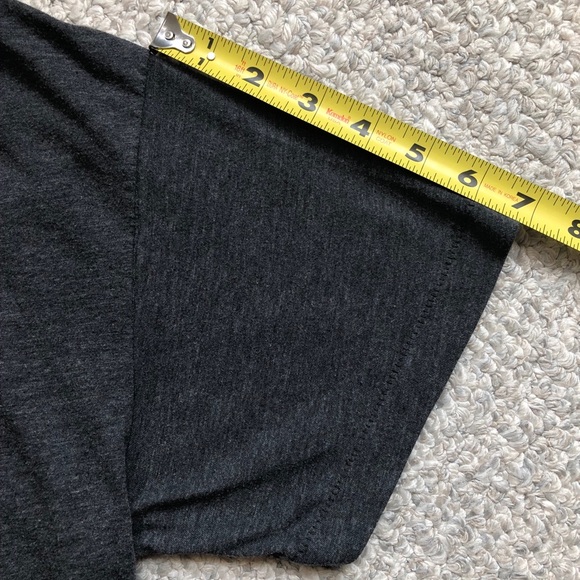 USA Flag Charcoal Gray Cotton/Poly T-Shirt Medium - Picture 12 of 15